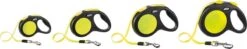 Flexi New Neon Tape - Hondenriem - Geel/Zwart - L - 5 M - (<50 Kg) -Hondenbenodigdheden Korting 1200x236 4