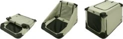 Maelson Soft Kennel - Robuuste Hondenbench Van Zacht Materiaal - Opvouwbare Kennel Met Stevig Stalen Binnenframe - Beige/zwart - XXS / XS / S / M / L / XL / XXL - 72 S -Hondenbenodigdheden Korting 1200x378 3