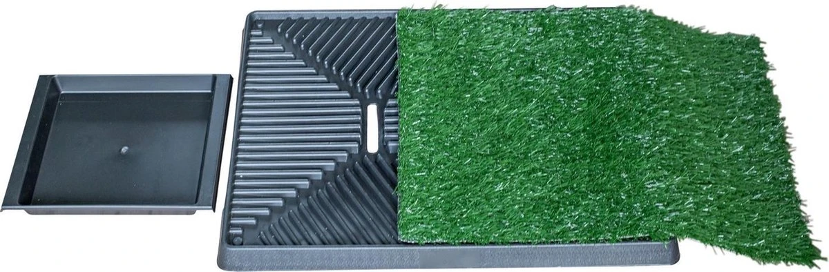 Adori Trainingsmat Gras - Hondentoilet - 50x63 Cm Multi-Color 1 Adori Trainingsmat Gras - Hondentoilet - 50x63 Cm Multi-Color