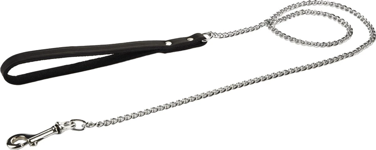 Beeztees - Hondenriem - Kettinglijn - Zwart - 2x112 Cm 5 Beeztees - Hondenriem - Kettinglijn - Zwart - 2x112 Cm - Afbeelding 5