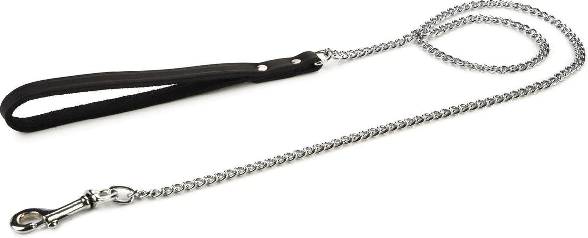 Beeztees - Hondenriem - Kettinglijn - Zwart - 2x112 Cm 1 Beeztees - Hondenriem - Kettinglijn - Zwart - 2x112 Cm