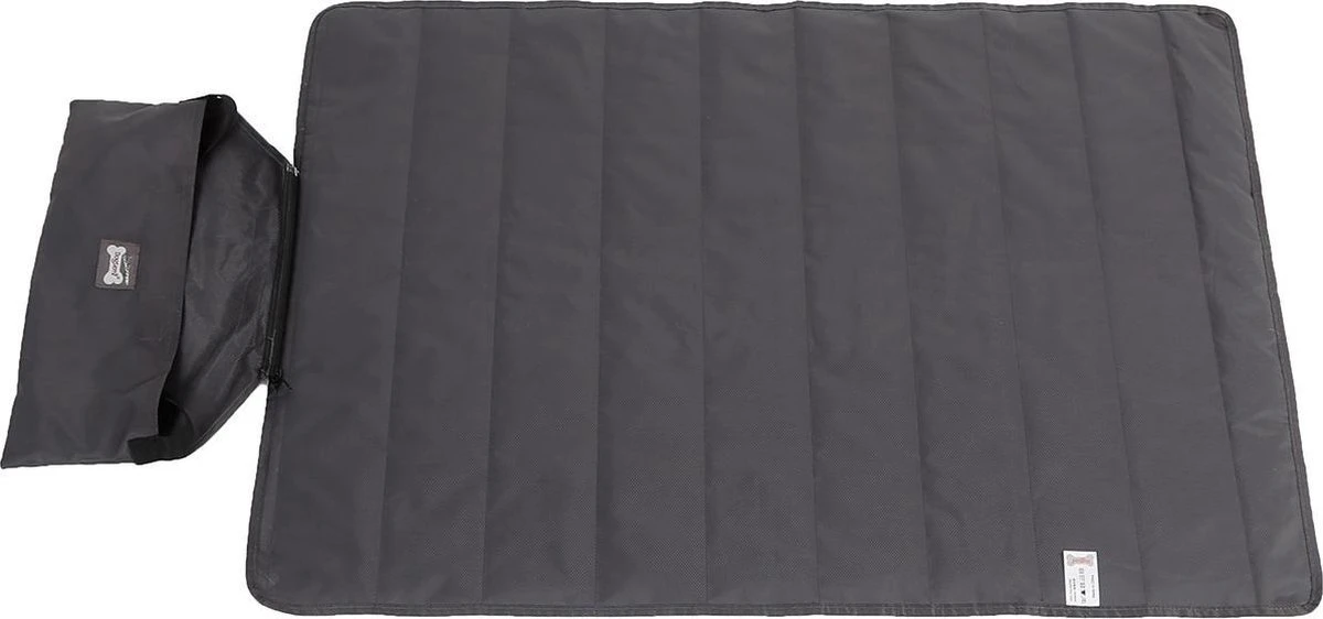 Honden Reisdeken In Handige Tas - Dierendeken - Zwart - 100x70CM - Makkelijk Meenemen 2 Honden Reisdeken In Handige Tas - Dierendeken - Zwart - 100x70CM - Makkelijk Meenemen - Afbeelding 2