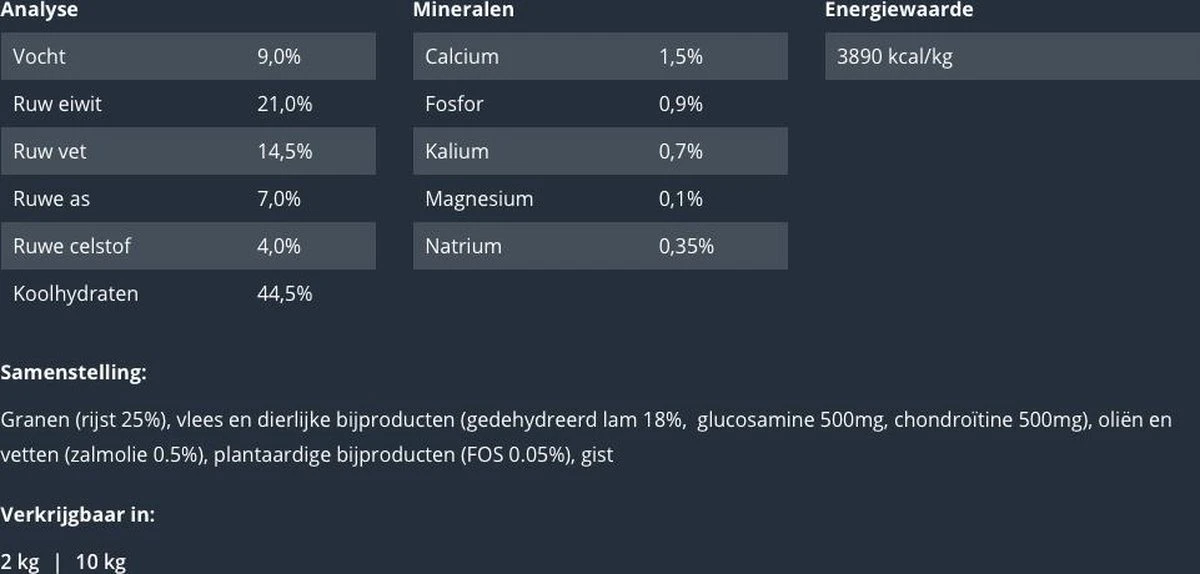 Prins ProCare Croque Lam & Rijst Senior 10 Kg - Hond 6 Prins ProCare Croque Lam & Rijst Senior 10 Kg - Hond - Afbeelding 6