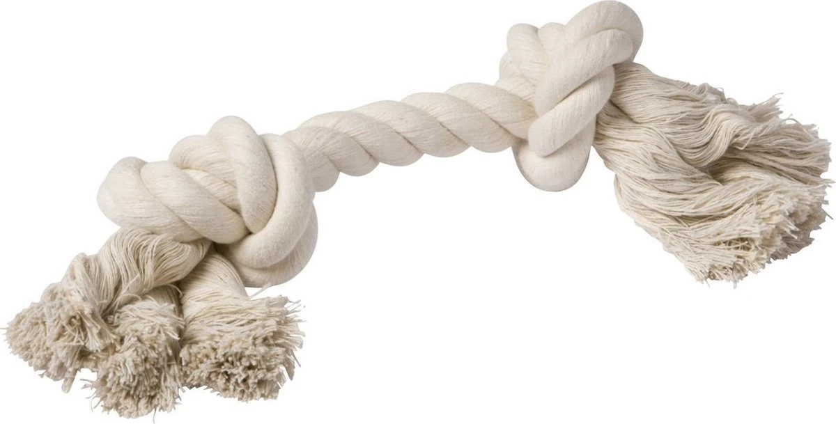 Adori Speeltouw Middel 180 Gram Wit 32 Cm 1 Adori Speeltouw Middel 180 Gram Wit 32 Cm