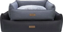 Benzano - Hondenmand - All Season - Wasmachine Wasbaar - Omkeerbaar Kussen - Pluche - Schuimvulling - Grijs - 80 CM -Hondenbenodigdheden Korting 1200x620 2