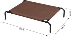 Merkloos Hondenbed - Hondenstretcher - Honden Ligbed - Inclusief 2 Overtrekhoezen - XL - 110x68cm - Grijs En Koffie -Hondenbenodigdheden Korting 1200x621