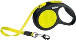 Flexi New Neon Tape - Hondenriem - Geel/Zwart - L - 5 M - (<50 Kg) -Hondenbenodigdheden Korting 1200x638 2