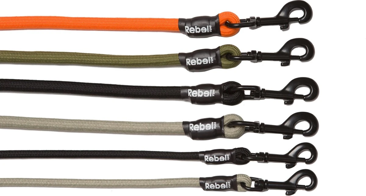 Rebel Petz - Sterke Gevlochten Hondenlijn Van Touw - Kleur: Oranje, Maat: Large 15 Rebel Petz - Sterke Gevlochten Hondenlijn Van Touw - Kleur: Oranje, Maat: Large - Afbeelding 15