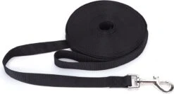 Nobleza Trainingslijn - Longeerlijn - Sleeplijn - Hondenlijn - Trainingslijn Hond - Speurlijn - 10 Meter - Zwart -Hondenbenodigdheden Korting 1200x646