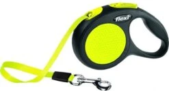 Flexi New Neon Tape - Hondenriem - Geel/Zwart - M - 5 M - (<25 Kg) 28 Flexi New Neon Tape - Hondenriem - Geel/Zwart - M - 5 M - (<25 Kg) -Hondenbenodigdheden Korting 1200x651 2