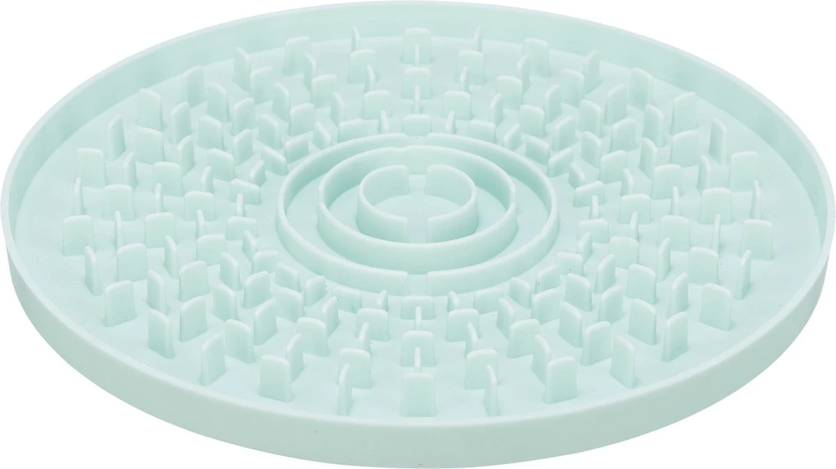 Trixie Junior Likplaat Mintgroen - 21X21 CM 1 Trixie Junior Likplaat Mintgroen - 21X21 CM