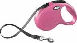 Flexi New Classic Tape - Hondenriem - Roze - S - 5 M -Hondenbenodigdheden Korting 1200x676 10