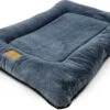 Topmast Soft Pluche Benchmat - Comfort Benchkussen - Grijs - XL - 107 X 71 X 9 Cm - Voor Honden - Hondenkussen