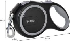 Hondenriem-Looplijn-Zwart/Grijs-8 Meter Oprol-Hond Lijn-Automatisch Rollijn 29 Hondenriem-Looplijn-Zwart/Grijs-8 Meter Oprol-Hond Lijn-Automatisch Rollijn -Hondenbenodigdheden Korting 1200x704 3