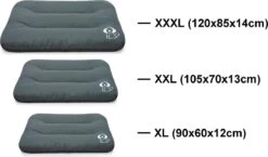 Hondenkussen XL - Donkergrijs - 60 X 90 X 12 -Hondenbenodigdheden Korting 1200x705 3