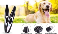 Merkloos Premium Tondeuse Voor Honden Of Katten - Dierentondeuse Oplaadbaar - Ook Bij Tenen, Ogen & Oren - Draadloze Haartrimmer