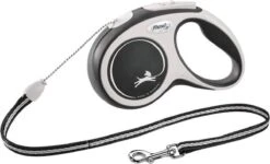 Flexi Rollijn New Comfort Tape L 8 M - Hondenriem - Zwart&Lichtgrijs -Hondenbenodigdheden Korting 1200x730 4