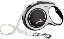 Flexi Rollijn New Comfort Tape L 8 M - Hondenriem - Zwart&Lichtgrijs -Hondenbenodigdheden Korting 1200x732 6