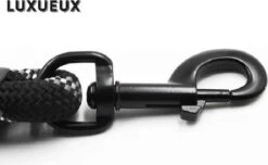 Hondenriem - Luxueux - Nieuw Verstevigd Model – Reflecterend - Voor Grote En Kleine Honden - Duurzaam Touw - Stevige Grip - Honden Trainen – Zwart - 1,50 Meter -Hondenbenodigdheden Korting 1200x737 8