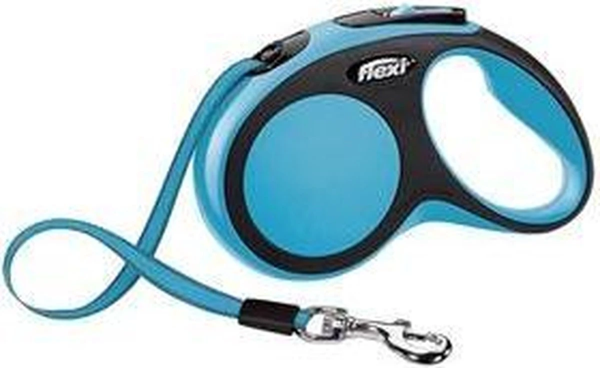 Flexi Rollijn New Comfort Tape L 8 M - Hondenriem - Blauw&Lichtgrijs 6 Flexi Rollijn New Comfort Tape L 8 M - Hondenriem - Blauw&Lichtgrijs - Afbeelding 6