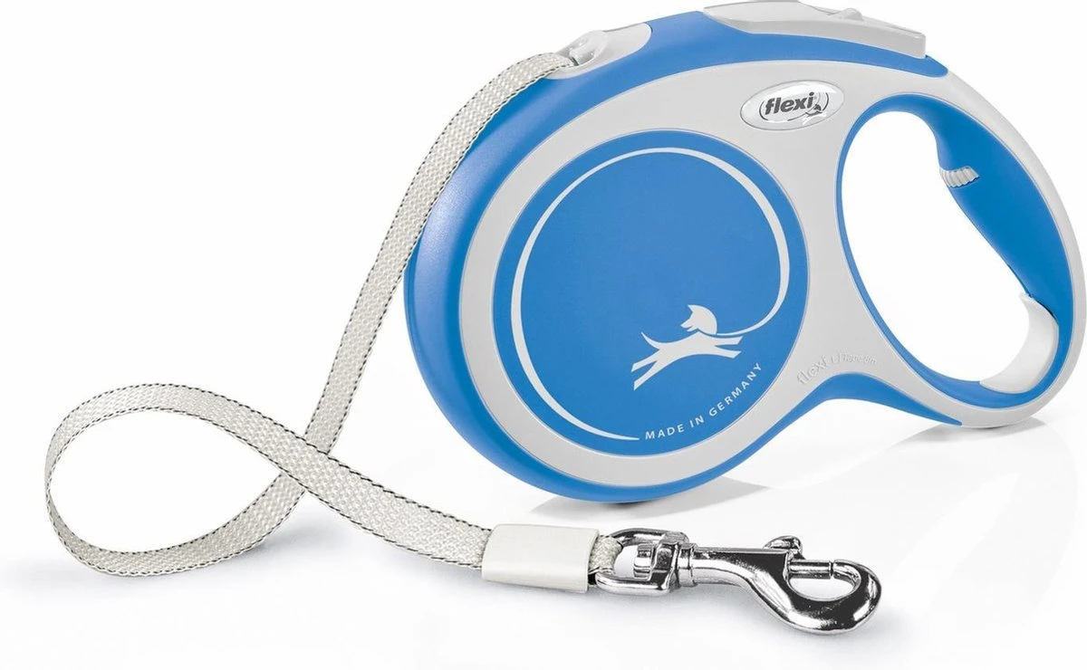 Flexi Rollijn New Comfort Tape L 8 M - Hondenriem - Blauw&Lichtgrijs 9 Flexi Rollijn New Comfort Tape L 8 M - Hondenriem - Blauw&Lichtgrijs - Afbeelding 9