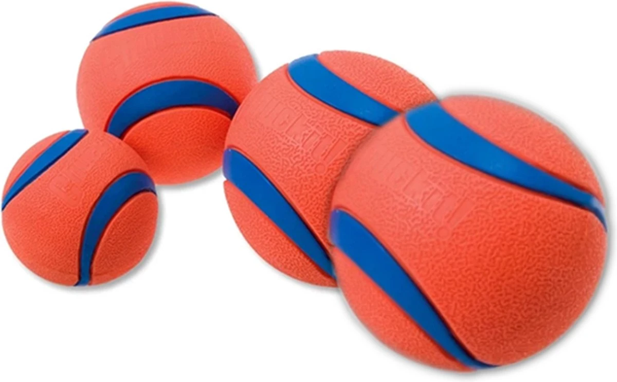 Chuckit! Ultra Ball M – Honden Speelgoed – Hondenbal– Drijft Op Water – Stuitert – Veilig Voor Gebit – Honden Bal – Ideaal Met De Ballenwerper – Ø 6cm – Oranje/Blauw – Hondenspeeltjes– 4-Pack 2 Chuckit! Ultra Ball M – Honden Speelgoed – Hondenbal– Drijft Op Water – Stuitert – Veilig Voor Gebit – Honden Bal – Ideaal Met De Ballenwerper – Ø 6cm – Oranje/Blauw – Hondenspeeltjes– 4-Pack - Afbeelding 2