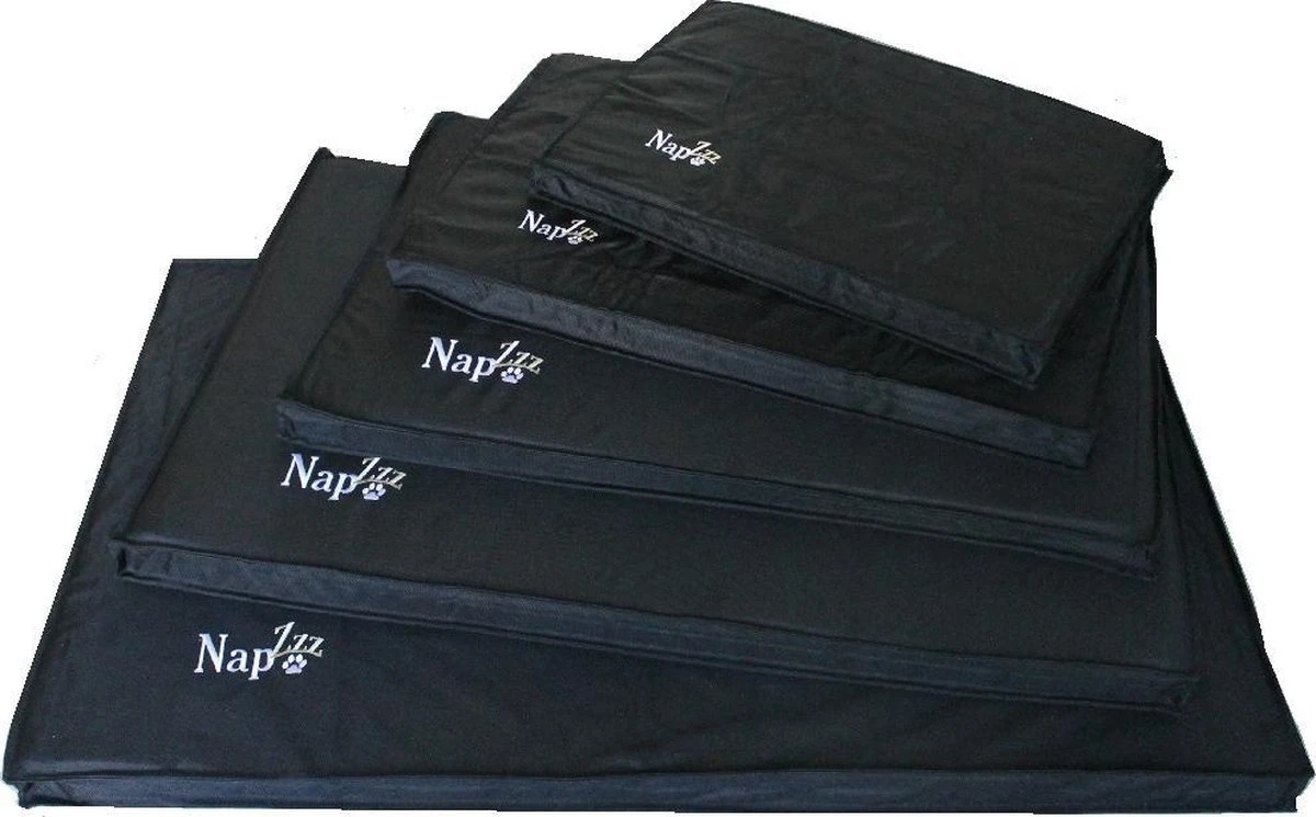 NapZZZ Benchkussen Waterproof Zwart Maat S: 59 X 42 X 5 Cm 1 NapZZZ Benchkussen Waterproof Zwart Maat S: 59 X 42 X 5 Cm