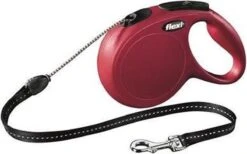 Flexi New Classic Koord - Hondenriem - Rood - S - 8 M - (<12 Kg) -Hondenbenodigdheden Korting 1200x748
