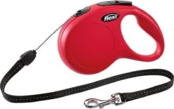 Flexi New Classic Koord - Hondenriem - Rood - S - 8 M - (<12 Kg) -Hondenbenodigdheden Korting 1200x753 2