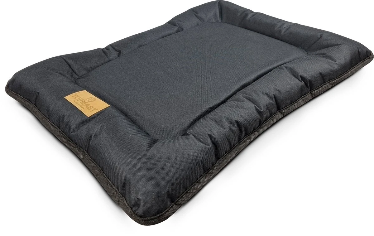 Topmast DryMat - Waterproof Benchmat - Polyester - Zwart - Large - 102 X 66 X 7 Cm - Benchkussen - Voor Honden 1 Topmast DryMat - Waterproof Benchmat - Polyester - Zwart - Large - 102 X 66 X 7 Cm - Benchkussen - Voor Honden