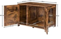 Houten Kattenhuis - Kattenkast Voor Binnen & Buiten - Kattenhok - Kattenhuisje Hout Met Deur En Gat - Hondenhok Voor Kleine Honden - 80 X 50 X 55 Cm -Hondenbenodigdheden Korting 1200x763 6