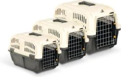 Skudo MPS Benche IATA - Transportbox - Taupe/Sand - 60x40x39 Cm -Hondenbenodigdheden Korting 1200x771 9