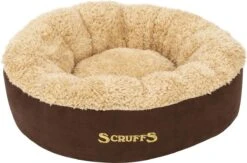 Scruffs Cosy Kattenmand - Comfortabel En Voordelig Met Zachte Binnenvoering En Imitatie Suède Buitenvoering - 3 Kleuren - Ø 45 Cm - Karamel -Hondenbenodigdheden Korting 1200x792 3