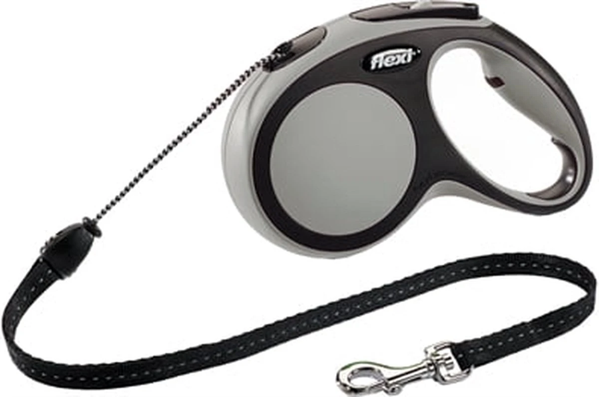 Flexi New Comfort - Hondenriem - Koord - Grijs - M - 8M 13 Flexi New Comfort - Hondenriem - Koord - Grijs - M - 8M - Afbeelding 13