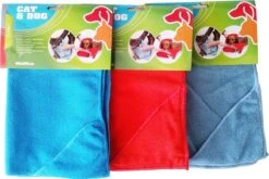Dierenhanddoek Microvezel - Honden En Katten - Incl. Handvatten - 40x60 Cm - Lichtblauw -Hondenbenodigdheden Korting 1200x800 37