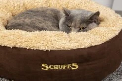 Scruffs Cosy Kattenmand - Comfortabel En Voordelig Met Zachte Binnenvoering En Imitatie Suède Buitenvoering - 3 Kleuren - Ø 45 Cm - Karamel -Hondenbenodigdheden Korting 1200x800 77