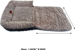 Cannie NEW Comfortabele - Hondenmand - Hondenbed - Warme Winter - 60*50*16 - Blauw -Hondenbenodigdheden Korting 1200x813 2