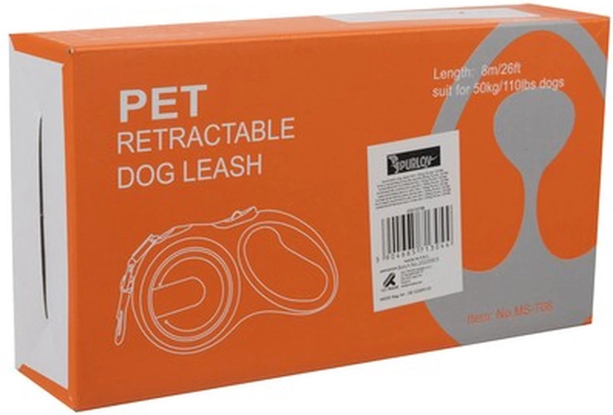 Hondenriem-Looplijn-Zwart/Grijs-8 Meter Oprol-Hond Lijn-Automatisch Rollijn 3 Hondenriem-Looplijn-Zwart/Grijs-8 Meter Oprol-Hond Lijn-Automatisch Rollijn - Afbeelding 3