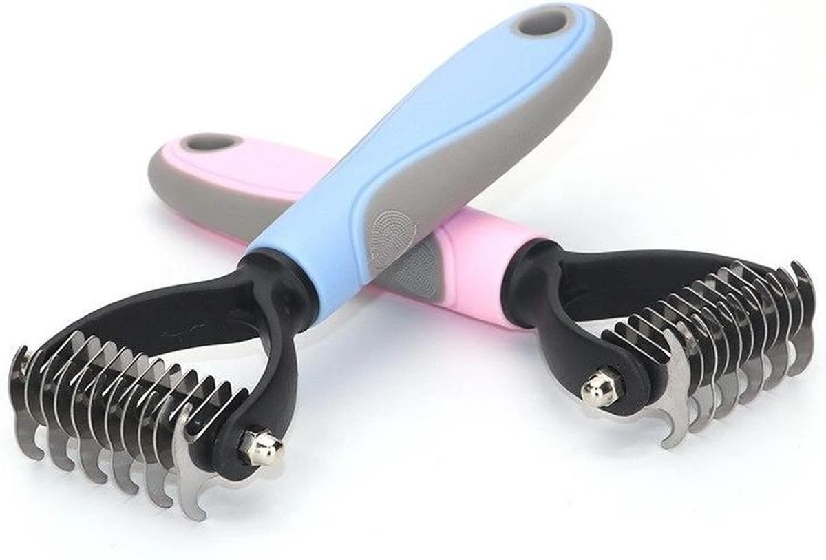 Ontharing Kam Voor Honden Kat Ontklitter Bont Trimmen Dematting Deshedding Grooming Brush Tool Voor Matted Lang Haar Krullend Huisdier 1 Ontharing Kam Voor Honden Kat Ontklitter Bont Trimmen Dematting Deshedding Grooming Brush Tool Voor Matted Lang Haar Krullend Huisdier