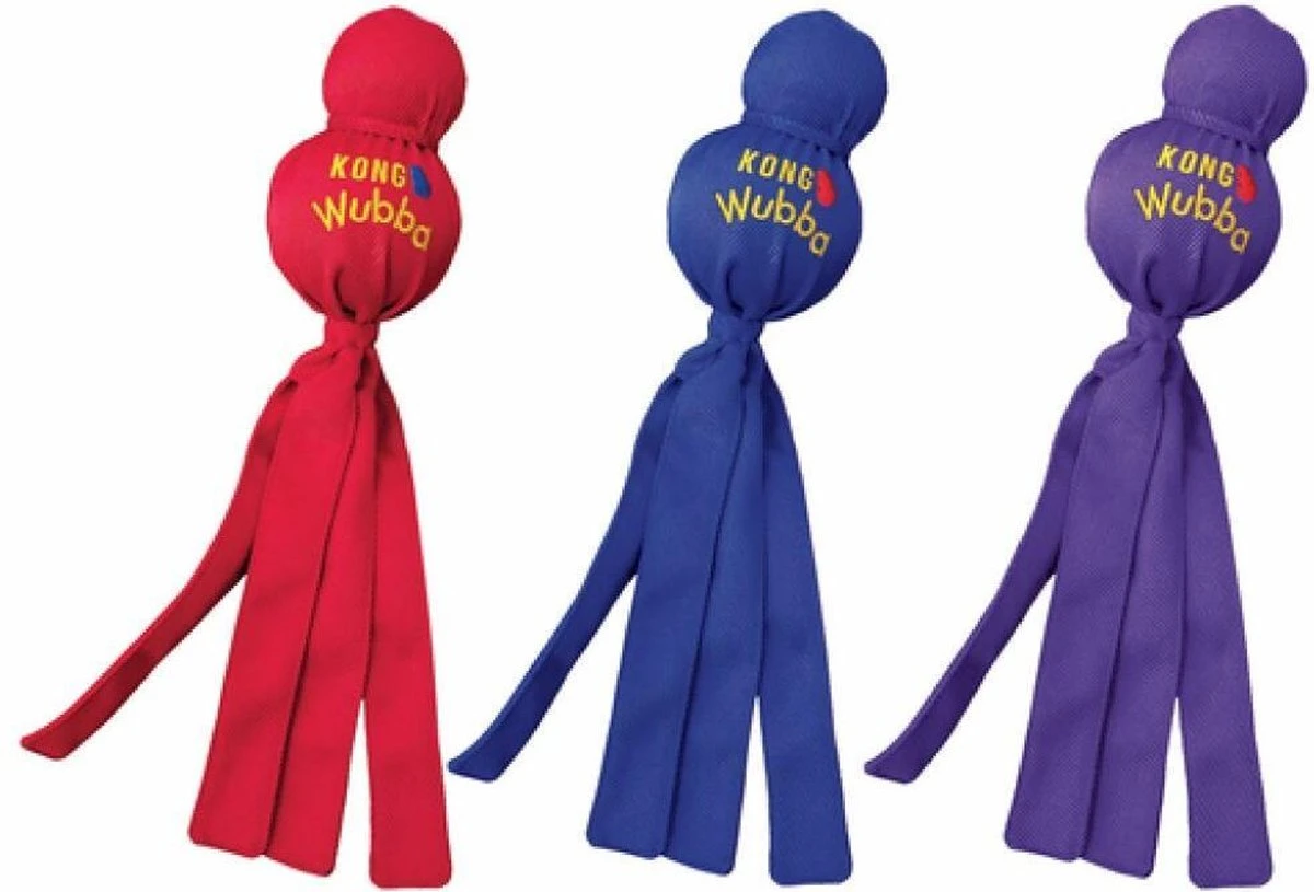 Kong Wubba - Hondenspeelgoed - Assorti - L: 36 Cm 1 Kong Wubba - Hondenspeelgoed - Assorti - L: 36 Cm