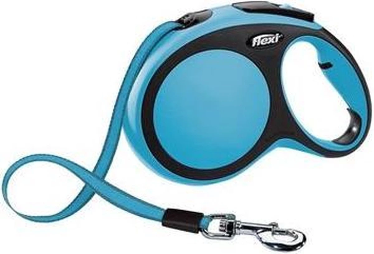 Flexi Rollijn New Comfort Tape L 8 M - Hondenriem - Blauw&Lichtgrijs 4 Flexi Rollijn New Comfort Tape L 8 M - Hondenriem - Blauw&Lichtgrijs - Afbeelding 4