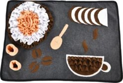 Adori Snackmat Coffee Multi-Color - Hondenspeelgoed - 70x50 Cm -Hondenbenodigdheden Korting 1200x818 2