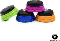 Vulpes Pets® PRO Praatknop Voor Honden - Dogbuttons - Laat Uw Huisdier Spreken - Hondenspeelgoed - Honden Training - Incl. E-Book & Trainingsstickers -Hondenbenodigdheden Korting 1200x823