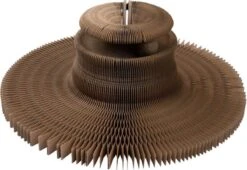 District 70 MAZE 3-in-1 Opvouwbare Kartonnen Kattenmand - Inclusief Catnip Balletje - Voor Slapen, Spelen En Krabben! -Hondenbenodigdheden Korting 1200x826