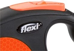 Flexi New Neon Tape - Hondenriem - Zwart/Oranje - M - 5 M - (<25 Kg) -Hondenbenodigdheden Korting 1200x827 3