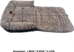 Cannie NEW Comfortabele - Hondenmand - Hondenbed - Warme Winter - 60*50*16 - Blauw -Hondenbenodigdheden Korting 1200x848 3