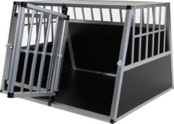 Topmast Autobench Ellipse - XL - 89 X 69 X 50 Cm - Zwart - Aluminium Reisbench Met Tussenschot - Dubbel - Autobench Voor Hond - Autobenches - Reisbench Hond -Hondenbenodigdheden Korting 1200x854 12