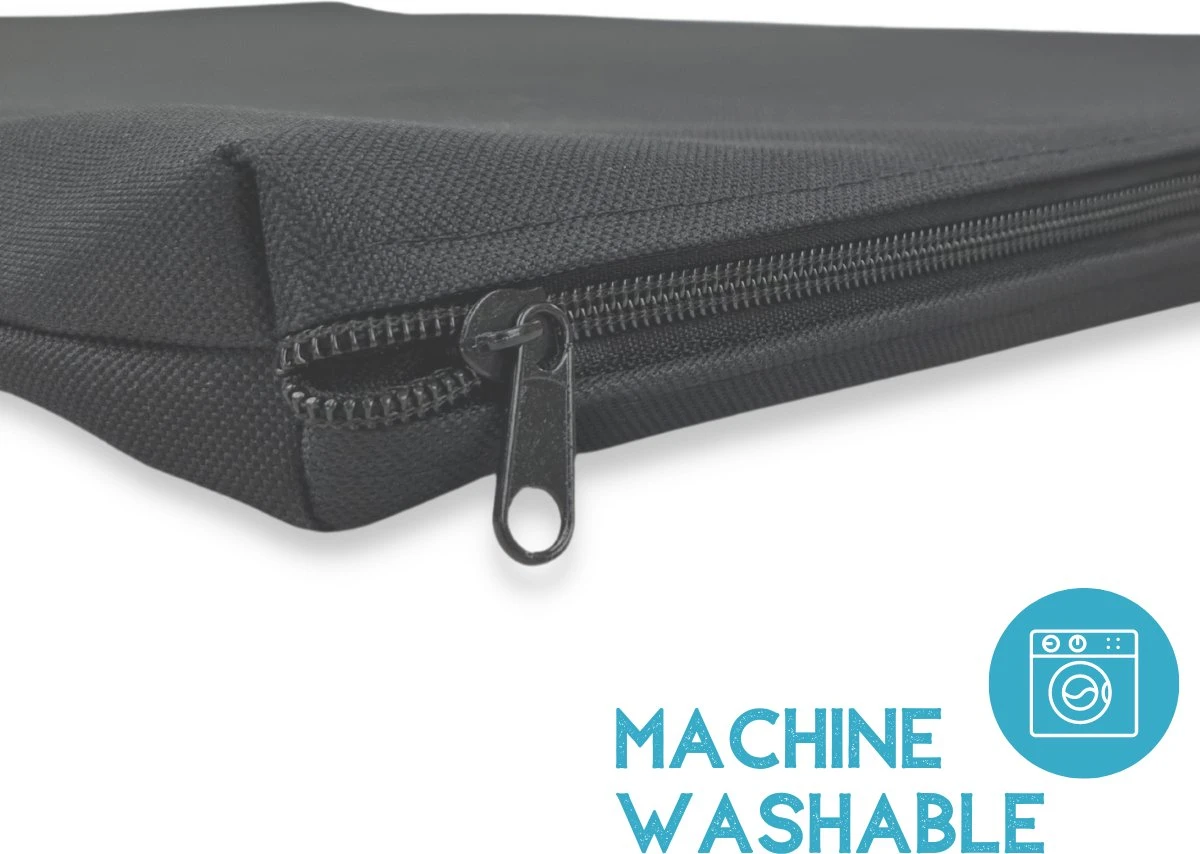 Topmast Waterproof Benchkussen - Nylon - Antraciet - 90 X 60 Cm - Benchmat - Benchmatras - Waterafstotend - Hondenkussen 2 Topmast Waterproof Benchkussen - Nylon - Antraciet - 90 X 60 Cm - Benchmat - Benchmatras - Waterafstotend - Hondenkussen - Afbeelding 2