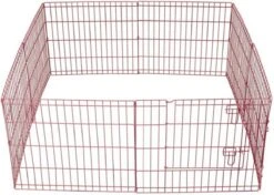 Topmast Puppyren Uitvouwbaar - Roze - 560 Cm Omtrek - 60 Cm Hoog - Opvouwbaar - XL Hondenren - Voor Binnen -Hondenbenodigdheden Korting 1200x856 2