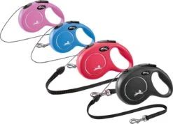 Flexi New Classic Koord - Hondenriem - Rood - S - 8 M - (<12 Kg) -Hondenbenodigdheden Korting 1200x863 3